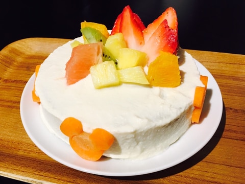 【犬用】冷やすだけの簡単ケーキ【さつまいも/豆腐】